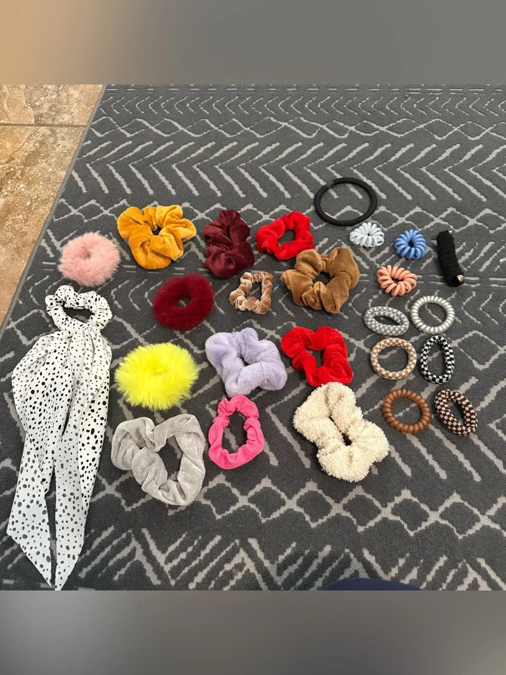 Scrunchie and hair tie bundle